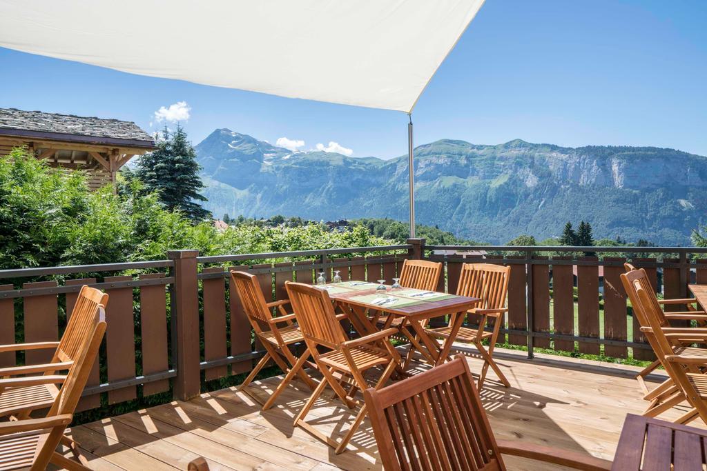 Village De Vacances Les Flocons Verts Les Carroz d'Araches Exterior foto
